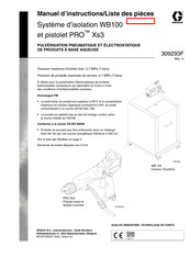 Graco WB100 Manuel D'instructions/Liste De Pièces De Rechange