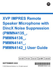 Motorola XVP IMPRES PMMN4135 Serie Guide D'utilisation