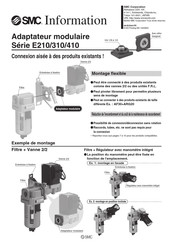 SMC E410 Serie Montage