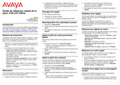 Avaya J100 Serie Guide De Référence Rapide
