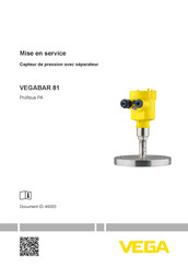 Vega BAR 81 Mise En Service