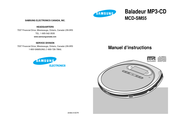 Samsung MCD-SM55 Manuel D'instructions