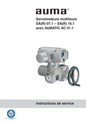 AUMA SAR 16.1 Instructions De Service