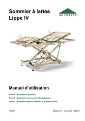 burmeier LIPPE IV Manuel D'utilisation