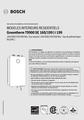 Bosch Greentherm T9900 SE i 199 Instructions D'installation Et De Fonctionnement