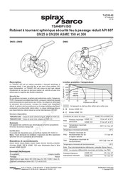 Spirax Sarco TSA40Fi ISO Mode D'emploi