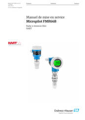 Endress+Hauser Micropilot FMR66B Manuel De Mise En Service