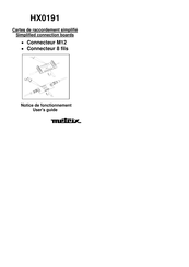 Metrix HX0191 Notice De Fonctionnement