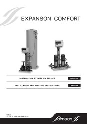 salmson EXPANSON COMFORT H3052CET2D Installation Et Mise En Service