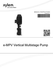 Xylem e-MPV Manuel D'instructions