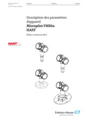 Endress+Hauser Micropilot FMR6 Serie Mode D'emploi