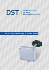 Sentera Controls DST Instructions De Montage Et Mode D'emploi