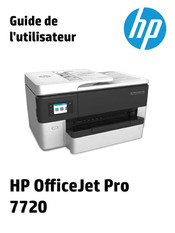 HP OfficeJet Pro 7720 Guide De L'utilisateur