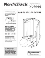 NordicTrack COMPETITION E8500 Manuel De L'utilisateur