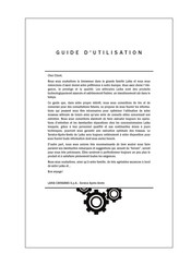 LAIKA Ecovip H 2109 Guide D'utilisation