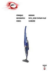 Hoover SY71 SY02 Synua Plus Manuel D'utilisation