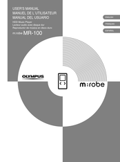 Olympus m:robe MR-100 Manuel De L'utilisateur