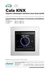 elsner elektronik Cala KNX Série Caractéristiques Techniques Et Instructions D'installation