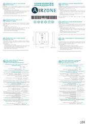 Airzone AZZS6BLUEZEROCB Guide Rapide