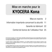 Kyocera Kona Mode D'emploi