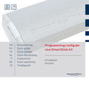 Simons Voss Technologies SmartStick AX Guide Abrégé