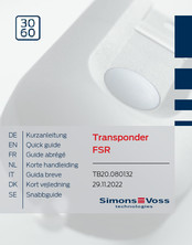 Simons Voss Technologies FSR Guide Abrégé