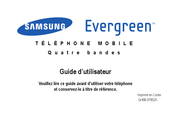 Samsung Evergreen Guide D'utilisateur