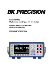 B+K precision BK5490C Serie Manuel D'utilisation