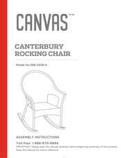 Canvas CANTERBURY 088-2058-4 Instructions De Montage