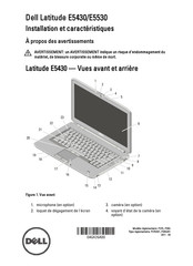 Dell Latitude E5430 Installation Et Caractéristiques