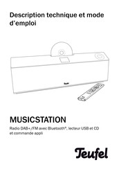 Teufel MUSICSTATION Description Technique Et Mode D'emploi