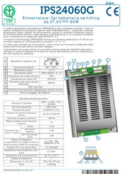 INIM IPS24060G Guide Rapide