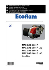 Ecoflam MAX GAS 350 P Mode D'emploi