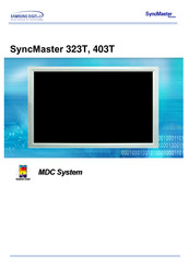 Samsung SyncMaster 323T Mode D'emploi