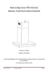 Domair 125600 Manuel D'instructions D'origine