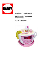 Hello Kitty KT2055 Mode D'emploi