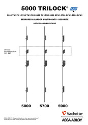 Assa Abloy Vachette 5000 TRILOCK Serie Notice D'utilisation