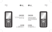 LG GM200 Guide De L'utilisateur