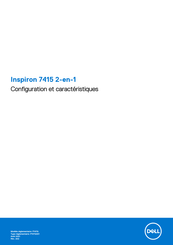 Dell Inspiron 7415 2-en-1 Configuration Et Caractéristiques