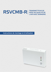 Sentera Controls RSVCMB-R Instructions De Montage Et D'utilisation