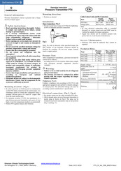 Emerson PT4 Instructions De Service