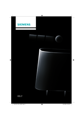 Siemens EQ 7 lntegral Mode D'emploi