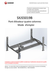 Sunshine SXJS5019B Mode D'emploi