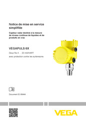 Vega VEGAPULS 6X Mode D'emploi
