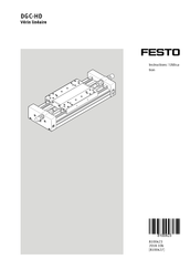 Festo DGC-HD Instructions D'utilisation