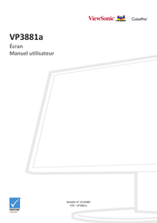 ViewSonic VS16980 Manuel Utilisateur