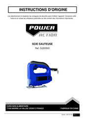 POWER ACTION OJS5503 Instructions D'origine