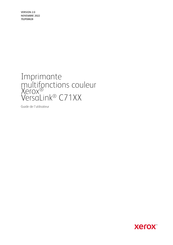 Xerox VersaLink C71 Serie Guide De L'utilisateur