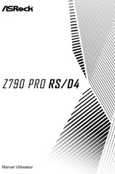 ASROCK Z790 Pro RS/D4 Manuel Utilisateur