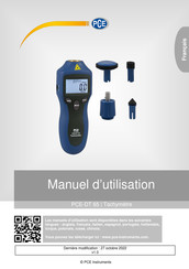 PCE Instruments PCE-DT 65 Manuel D'utilisation